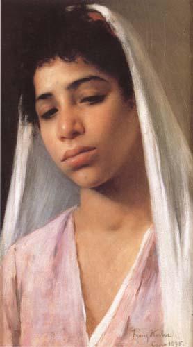 Franz Xaver Kosler Femme fellah egyptienne (mk32) France oil painting art